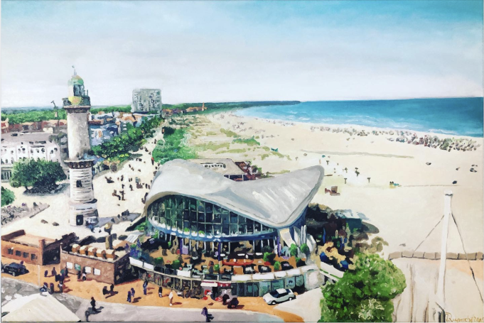Rostock, Warnemünde 110 x 90 cm