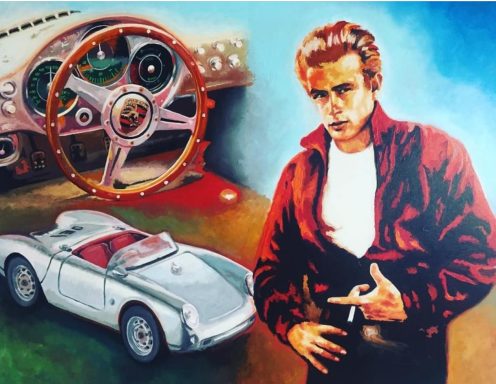 James Dean 120 x 100 cm