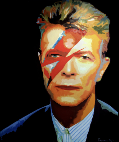 David Bowie 110 × 90 cm