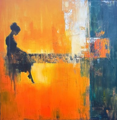 Solitude in the Light 100 x 100 cm