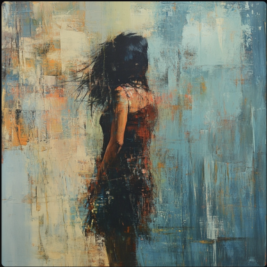 light and Silence 100 x 100 cm