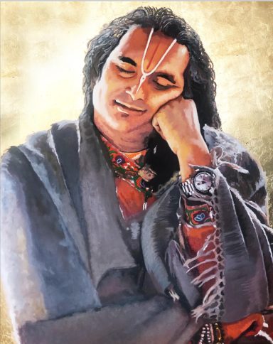 Guruthi 110 x 90 cm
