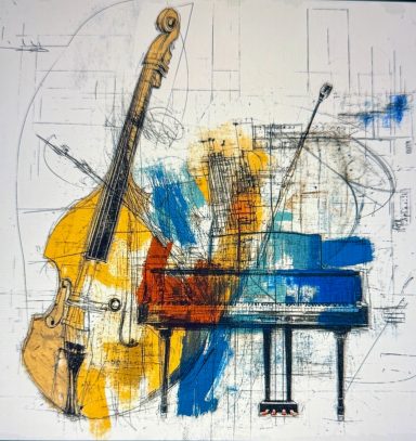 Composition of Sound 100 x 100 cm