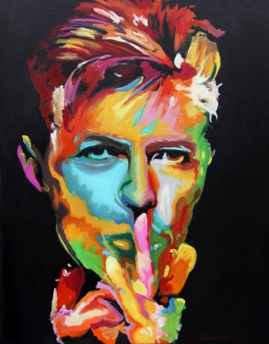 David Bowie 110 x 90 cm