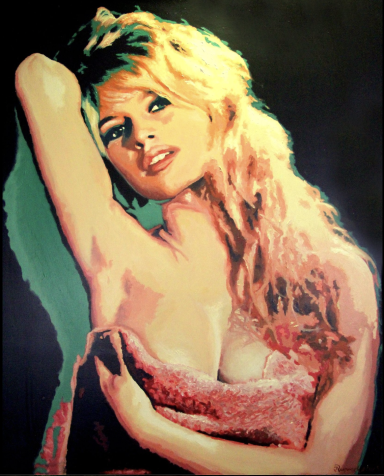 Brigitte Bardot 110 x 90 cm