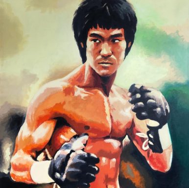 Bruce Lee 100 x 110 cm
