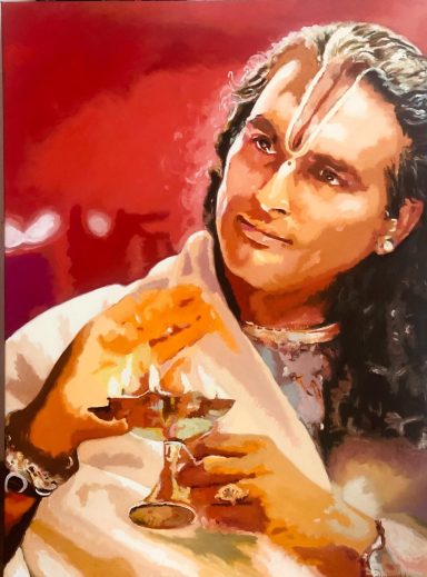 Guruthi 110 x 90 cm