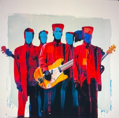 Faces of Sound. 100 x 100 cm