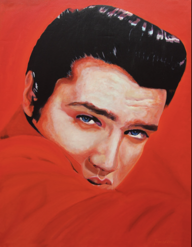Elvis Presley 110 x 90 cm