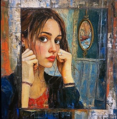 The Gaze Within 100 x 100 cm