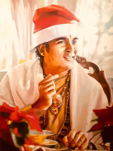 Guruthi 110 x 80 cm